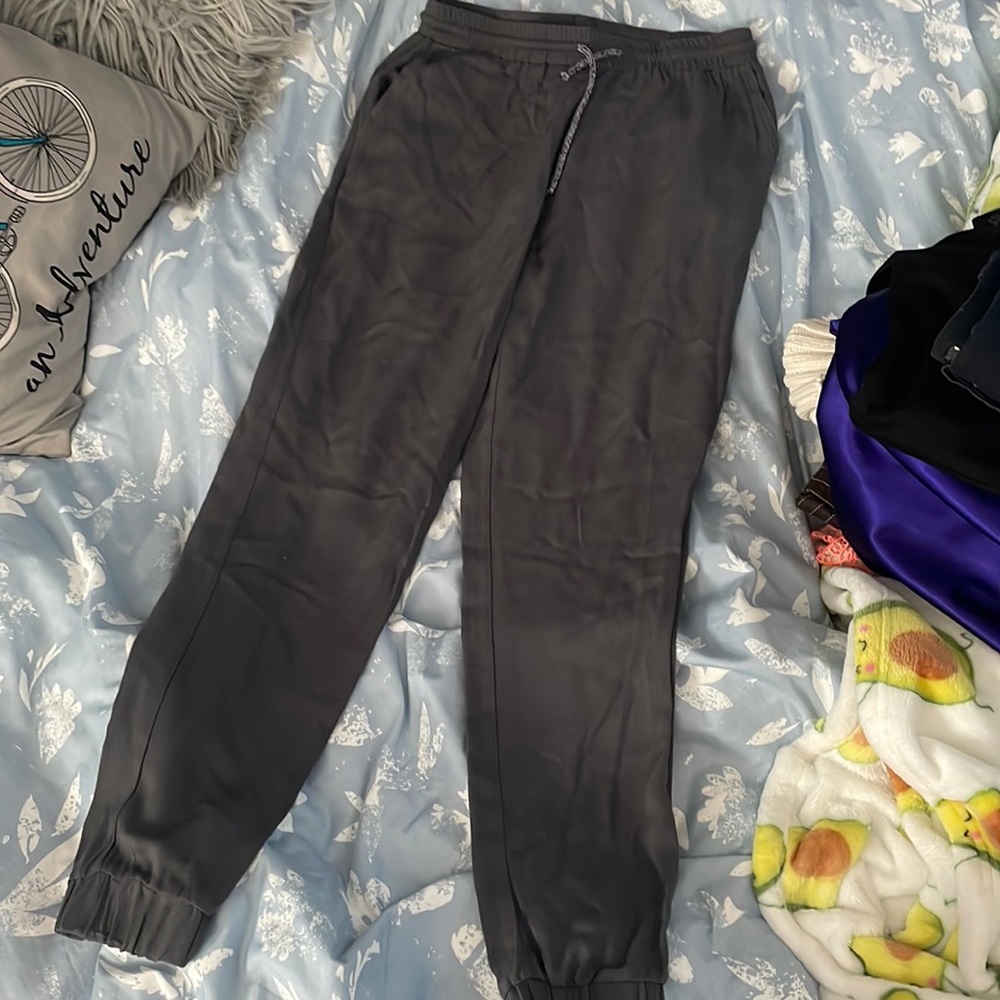 Gray joggers, new condition.